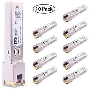 forCopper RJ45 Transceiver Gigabit Module 1000Base-T Compatible for Cisco GLC-T/-GE-T, 10 Pack