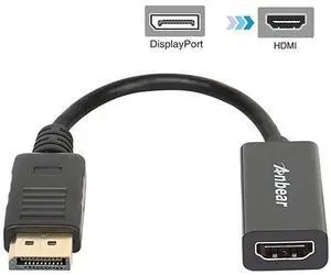 FOR Display Port to HDMI Adapter Displayport to HDMI Adapter CableMale to Female for DisplayPort Enabled Desktops and Laptops to Connect to HDMI Displays Adapter
