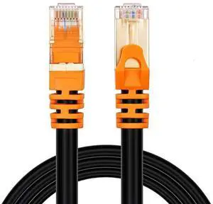 FOR Cat 7 Outdoor Ethernet Cable 150 ft CAT 7 Heavy Duty Double Shielded Ethernet Patch Cable Waterproof Ethernet Cable for Ethernet Switch IP Camera POE and More Direct Burial Ethernet Cable