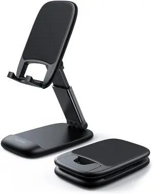 FOR Foldable Phone Stand for Desk - Height Adjustable Cell Phone Holder Portable Cellphone Cradle Desktop Dock Compatible with iPhone 13 Pro Max Mini 12 11 XR X 8 7 6 Plus SE 4-8 Smartphone