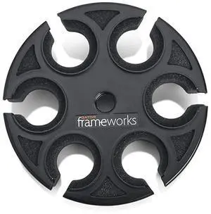 forFrameworks Mic Stand Adapter to Hold up to 6 Microphones Fits Both Wired and Wireless GFWMIC6TRAY