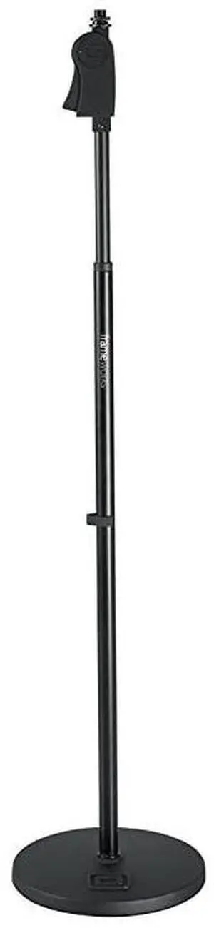 forFrameworks Microphone Stand with 10 Weighted Base and Deluxe Soft Grip Squeeze Height Adjustment GFWMIC1001