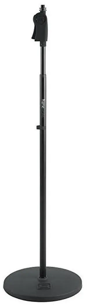 forFrameworks Microphone Stand with 12 Weighted Base and Deluxe Soft Grip Squeeze Height Adjustment GFWMIC1201