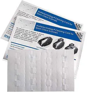 FOR Cleaning Card for Epson CaptureOne Check Scanner 15 Cards FOR Cleaning Card for Epson CaptureOne Check Scanner 15 Cards