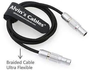 for Flexible 2 Pin Male to 2pin Cable Power Teradek Bond via ARRI Alexa Camera