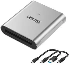 for CFast Card Reader  USB 30 USB C CFast 20 Card Reader Portable Aluminum CFast Memory Card Adapter Thunderbolt 3 Port Connection Supported Compatible for SanDisk Lexar Transcend Sony Card