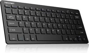 FOR Wireless Keyboard, Good Product Outlet 2.4GHz Ultra Slim Portable Compact Size Quite Small Keyboards for PC, Desktop, Smart TV, Notebook, Laptop, Windows 7/8 /10, Max iOS