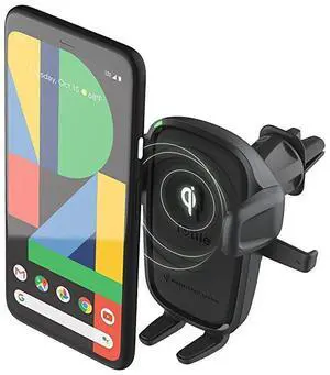 FOR Wireless Car Charger Easy One Touch Wireless 2 Qi Charging CD Slot + Air Vent Combo Phone Mount for iPhone Samsung Galaxy Huawei LG Smartphones