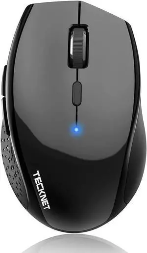 FOR Bluetooth Wireless Mouse 3200 DPI Computer Mouse 24-Month Battery Life and 6 Adjustable DPI Levels 6 Buttons Compatible with Ipad Pro/ Laptop/Surface Pro/Windows Computer/Chromebook-Black
