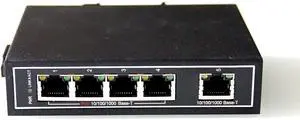 FOR WIWAV WDH-5GT-POE 10/100/1000Mbps Unmanaged 5-Port PoE Industrial Ethernet Switches with DIN Rail/Wall-Mount (Fanless-30??~75??)