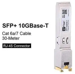 Transceiver Copper RJ45 Module Compatible for Cisco SFP10GTS QNAP Dlink TPlink Unifi Linksys Supermicro Reach 30m for Data Center Switch Router
