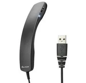 FOR Wired Portable USB Handset Plug and Play with 2 Meter Long Cable for Softphone Retro Style Lightweight 78g Volume Control Microphone Mute for Skype Voip Office Desktop PC Laptop Call Center