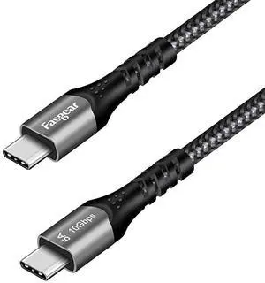 USB C to USB C Cable 3ft 10Gbps USB 31 Gen 2 Cord 5A Fast Charger with 4K Video and 100W Power Delivery PD Thunderbolt Compatible for MacBookMatebookPixelbookiPadGalaxy Note 10 Black