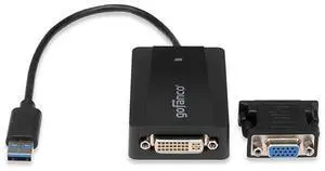 FOR USB 30 to DVI or VGA Video Graphics Card Adapter for Multiple Monitors Up to 2048x1152 for Windows Mac Systems Using DisplayLink Includes DVItoVGA Converter Attachment USB3DVI