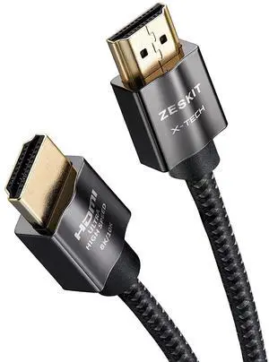 FOR-X-Tech 48Gbps Ultra High Speed HDMI Cable 8ft 8K60 4K120 144Hz eARC HDR HDCP 2.2 2.3 Compatible with Dolby Vision Apple TV 4K Roku Sony LG Samsung Xbox Series X RTX 3080 PS4 PS5