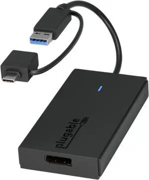 FOR-USB to DisplayPort Adapter. Connect one or More to Any Mac or Windows System to add Extra displays up to 1920x1080 60hz. USB C and A
