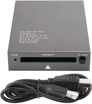 USB 2.0 PCMCIA Card Reader USB2.0 Interface to PC Card ATA PCMCIA PC Card Memory Card Reader Support 20MB-20G Plug and Play Hot Swap