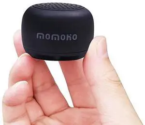 The Smallest Mini Bluetooth Speaker  BTS0011 Wireless Small Bluetooth SpeakerPortable Speakers for HomeOutdoorTravelRechargeableCompatible with iPhone Samsung Black