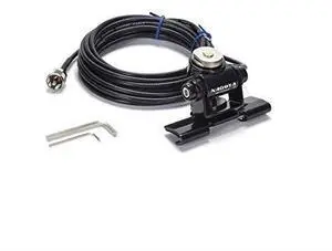 FOR-RB700N Heavy Duty Universal NMO Lip Mount for Trucks Hatchbacks SUVs and Cars Multi Axis Adjustable Includes 20 of RG58AU Cable with a PL259 Connector Includes Rain Cap