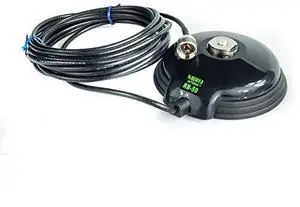 FOR-RB50 Heavy Duty Universal NMO Magnet Mount Includes 18 of RG58AU Cable with a PL259 Connector Includes NMO Rain Cap