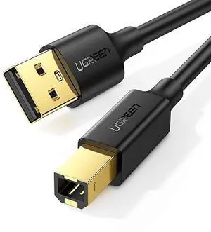 USB Printer Cable USB 20 Type A Male to Type B Male Printer Scanner Cable Cord High Speed Compatible for Brother HP Canon Lexmark Epson Dell Xerox Samsung etc and Piano DAC 15 Feet
