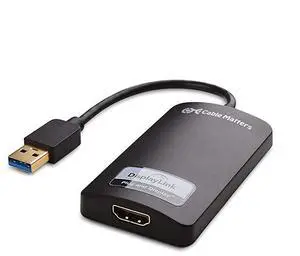 SuperSpeed USB 30 to HDMI Adapter USB to HDMI Adapter for Windows up to 1440p in Black