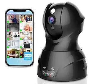 FOR-Indoor Wireless IP Camera HD 1080p Network Security Surveillance Home Monitoring w Motion Detection Night Vision PTZ 2 Way Audio iPhone Android Mobile PC WiFi IPCAMHD82