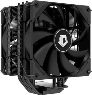 FOR-ID-COOLING SE-225-XT Black CPU Cooler AM4 CPU Cooler 5 Heatpipes CPU Air Cooler 2x120mm Push-Pull PWM Fan Air Cooling for Intel/AMD