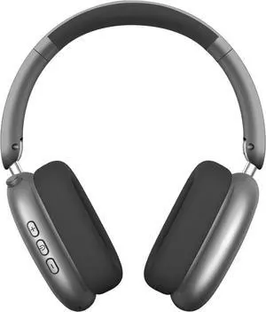 FOR-Wireless Noise Canceling Headphones Bluetooth 5.3 Over Ear Headphones , 48H Playtime, Foldable Comfortable Earbuds,Space Grey