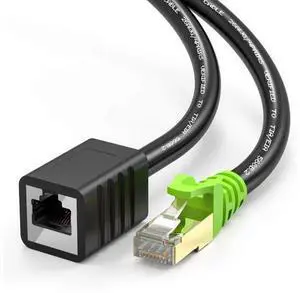 Weetcoocm Ethernet Extension Cable 50ft, Network Cat6a Extension Patch Cable RJ45 Cords Shielded Male to Female Connector (50FT) Weetcoocm Ethernet Extension Cable 50ft, Network Cat6a Extension Patch Cable RJ45 Cords Shielded Male to Female Connector (50FT)