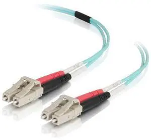 C2G 01141 OM4 Fiber Optic Cable - LC-LC 50/125 Duplex Multimode PVC Fiber Cable, Aqua (98.4 Feet, 30 Meters) C2G 01141 OM4 Fiber Optic Cable - LC-LC 50/125 Duplex Multimode PVC Fiber Cable, Aqua (98.4 Feet, 30 Meters)