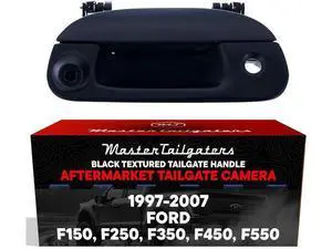 Master Tailgaters Black Tailgate Handle with Backup Camera Replacement for Ford F150, F250, F350, F450, F550 (1997-2007) | IP68 Waterproof | Parking Grid Lines Available | Easy to Install Master Tailgaters Black Tailgate Handle with Backup Camera Replacement for Ford F150, F250, F350, F450, F550 (1997-2007) | IP68 Waterproof | Parking Grid Lines Available | Easy to Install