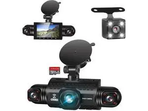 4 Channel Dash Cam 360° View, TOPGOOSE 2K Front and Rear Inside, Left Right Dash Camera for Cars, 8 IR Lamps Night Vision, 5G WiFi & APP Control, G-Sensor, Parking Mode, with a Free 64GB SD Card 4 Channel Dash Cam 360° View, TOPGOOSE 2K Front and Rear Inside, Left Right Dash Camera for Cars, 8 IR Lamps Night Vision, 5G WiFi & APP Control, G-Sensor, Parking Mode, with a Free 64GB SD Card