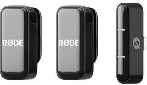 RØDE Wireless Micro - Compact Wireless Microphone, Two Mics with Charge Case for Smartphone Content Creation - Lightning, Black (iPhone ONLY) RØDE Wireless Micro - Compact Wireless Microphone, Two Mics with Charge Case for Smartphone Content Creation - Lightning, Black (iPhone ONLY)