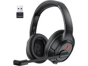 EKSA Wireless Headset with Mic for Work, Bluetooth 5.0 Headset with AI-Powered Noise Cancelling Microphone - Bluetooth Wireless Headphones with Mic for Work/PC/Laptop/Computer/Office/Zoom EKSA Wireless Headset with Mic for Work, Bluetooth 5.0 Headset with AI-Powered Noise Cancelling Microphone - Bluetooth Wireless Headphones with Mic for Work/PC/Laptop/Computer/Office/Zoom
