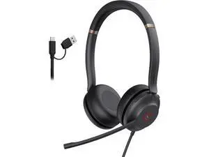 Yealink UH37 USB Headset with Mic,Wired Headset with Noise Cancelling Microphone for Computer PC Laptop VoIP Phone,USB-C/A Cable,Works with Zoom and Other Leading UC Platforms Yealink UH37 USB Headset with Mic,Wired Headset with Noise Cancelling Microphone for Computer PC Laptop VoIP Phone,USB-C/A Cable,Works with Zoom and Other Leading UC Platforms