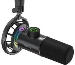 FIFINE USB Gaming Microphone, RGB Dynamic Mic for PC, with Tap-to-Mute Button, Plug & Play Cardioid Mic with Headphone Jack for Streaming, Podcast, Twitch, YouTube, Discord- K658 FIFINE USB Gaming Microphone, RGB Dynamic Mic for PC, with Tap-to-Mute Button, Plug & Play Cardioid Mic with Headphone Jack for Streaming, Podcast, Twitch, YouTube, Discord- K658