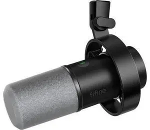 FIFINE Dynamic Microphone, XLR/USB Podcast Recording PC Microphone for Vocal Voice-Over Streaming, Studio Metal Mic with Mute, Headphone Jack, Monitoring Volume Control, Windscreen-Amplitank K688 FIFINE Dynamic Microphone, XLR/USB Podcast Recording PC Microphone for Vocal Voice-Over Streaming, Studio Metal Mic with Mute, Headphone Jack, Monitoring Volume Control, Windscreen-Amplitank K688