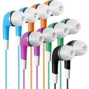 Bulk Kids Earbuds Individually Packaged Classroom 100 Pack Multi Color Earphones Headphones for Children Students Schools Libraries Hospitals Bulk Kids Earbuds Individually Packaged Classroom 100 Pack Multi Color Earphones Headphones for Children Students Schools Libraries Hospitals
