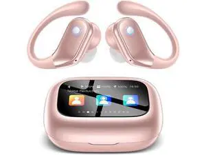 Wireless Earbuds, ENC Noise Cancelling Sport Ear Buds with Touch-Screen Control, IPX7 Waterproof, Bluetooth 5.4 Headphones with Deep Bass Stereo for Running & Workout Rose Gold Wireless Earbuds, ENC Noise Cancelling Sport Ear Buds with Touch-Screen Control, IPX7 Waterproof, Bluetooth 5.4 Headphones with Deep Bass Stereo for Running & Workout Rose Gold