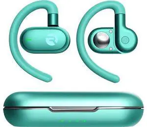 Raycon Fitness Open Ear Earbuds Open Ear Headphones, Earbuds Wireless Bluetooth, Running Headphones, Sweat & Water-Resistant Earphones, 40 Hours Battery Life (Mint) Raycon Fitness Open Ear Earbuds Open Ear Headphones, Earbuds Wireless Bluetooth, Running Headphones, Sweat & Water-Resistant Earphones, 40 Hours Battery Life (Mint)