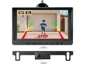1080P Backup Camera with Backup Sensors Parking Distance Control (PDC) System, Back up Camera Waterproof Clear Night Vision Rear View Camera with 7'' Monitor for Cars/Truck/SUV/RV/Van/Trailer 1080P Backup Camera with Backup Sensors Parking Distance Control (PDC) System, Back up Camera Waterproof Clear Night Vision Rear View Camera with 7'' Monitor for Cars/Truck/SUV/RV/Van/Trailer