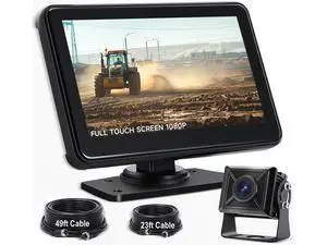 AHD1080P Wired Backup Camera with 7'' Touch Screen Monitor, Rear View Camera System for Truck/RV/Trailer/Skid Steer/Tractor, Colorful Night Vision&10G Vibration Truck Rv Camera System AHD1080P Wired Backup Camera with 7'' Touch Screen Monitor, Rear View Camera System for Truck/RV/Trailer/Skid Steer/Tractor, Colorful Night Vision&10G Vibration Truck Rv Camera System