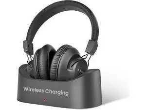 Avantree Audition 3 - Bluetooth Over-Ear Headphones with Wireless Charging Dock, 50H Battery, aptX-Adaptive, Clear Voice, Compatible with Bluetooth TVs Avantree Audition 3 - Bluetooth Over-Ear Headphones with Wireless Charging Dock, 50H Battery, aptX-Adaptive, Clear Voice, Compatible with Bluetooth TVs