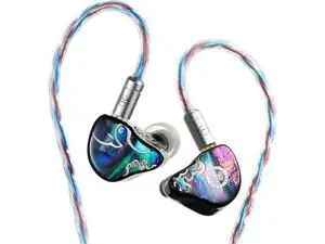 HiFiGo IEMs Juzear x Z Reviews Defiant in Ear Monitor, 1DD +3BA Hybrid Drivers Earphone, HiFi Wired Gaming IEM Earbuds with Detachable Cable for Musician Audiophile Gamer (Rainbow) HiFiGo IEMs Juzear x Z Reviews Defiant in Ear Monitor, 1DD +3BA Hybrid Drivers Earphone, HiFi Wired Gaming IEM Earbuds with Detachable Cable for Musician Audiophile Gamer (Rainbow)