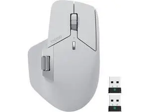 Rapoo MT760 PRO Wireless Mouse, NearLink + Bluetooth 5.0 Multi-Device, 12K DPI, 2K Polling, Ergo for Work & Gaming, 11 Programmable Buttons, On-Board Memory, Quiet Clicks, USB-C, 120 Days Battery Life Rapoo MT760 PRO Wireless Mouse, NearLink + Bluetooth 5.0 Multi-Device, 12K DPI, 2K Polling, Ergo for Work & Gaming, 11 Programmable Buttons, On-Board Memory, Quiet Clicks, USB-C, 120 Days Battery Life