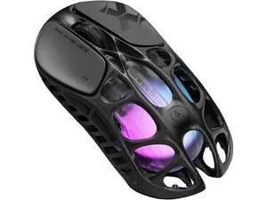 GravaStar Mercury X Wireless Gaming Mouse 32,000 DPI PAW 3950 Sensor, 1000Hz Polling Rate, Only 49g, Magnesium Alloy Hollow Frame, RGB Lighting, 5 Programmable Buttons GravaStar Mercury X Wireless Gaming Mouse 32,000 DPI PAW 3950 Sensor, 1000Hz Polling Rate, Only 49g, Magnesium Alloy Hollow Frame, RGB Lighting, 5 Programmable Buttons