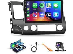 DSP Car Stereo Radio for Honda Civic 2006-2011 with Wireless Carplay Android Auto MirrorLink,Podofo 10.1 inch HD IPS Touch Screen Built-in GPS 26UIs 5.0Bluetooth Car Radio WiFi AHD Backup Camera Mic DSP Car Stereo Radio for Honda Civic 2006-2011 with Wireless Carplay Android Auto MirrorLink,Podofo 10.1 inch HD IPS Touch Screen Built-in GPS 26UIs 5.0Bluetooth Car Radio WiFi AHD Backup Camera Mic