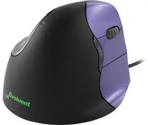 Evoluent Inventor of The Vertical Mouse VM4S Ergonomic Vertical Mouse Right Hand Small Wired USB, Sculpted for Comfort, Reduces Wrist Strain, 4 Speeds, 6 Customizable Buttons in Windows Evoluent Inventor of The Vertical Mouse VM4S Ergonomic Vertical Mouse Right Hand Small Wired USB, Sculpted for Comfort, Reduces Wrist Strain, 4 Speeds, 6 Customizable Buttons in Windows