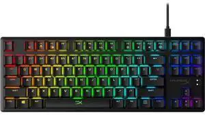 HyperX Alloy Origins Core - Tenkeyless Mechanical Gaming Keyboard, Software Controlled Light & Macro Customization, Compact Form Factor, RGB LED Backlit, Linear HyperX Red Switch,Black HyperX Alloy Origins Core - Tenkeyless Mechanical Gaming Keyboard, Software Controlled Light & Macro Customization, Compact Form Factor, RGB LED Backlit, Linear HyperX Red Switch,Black